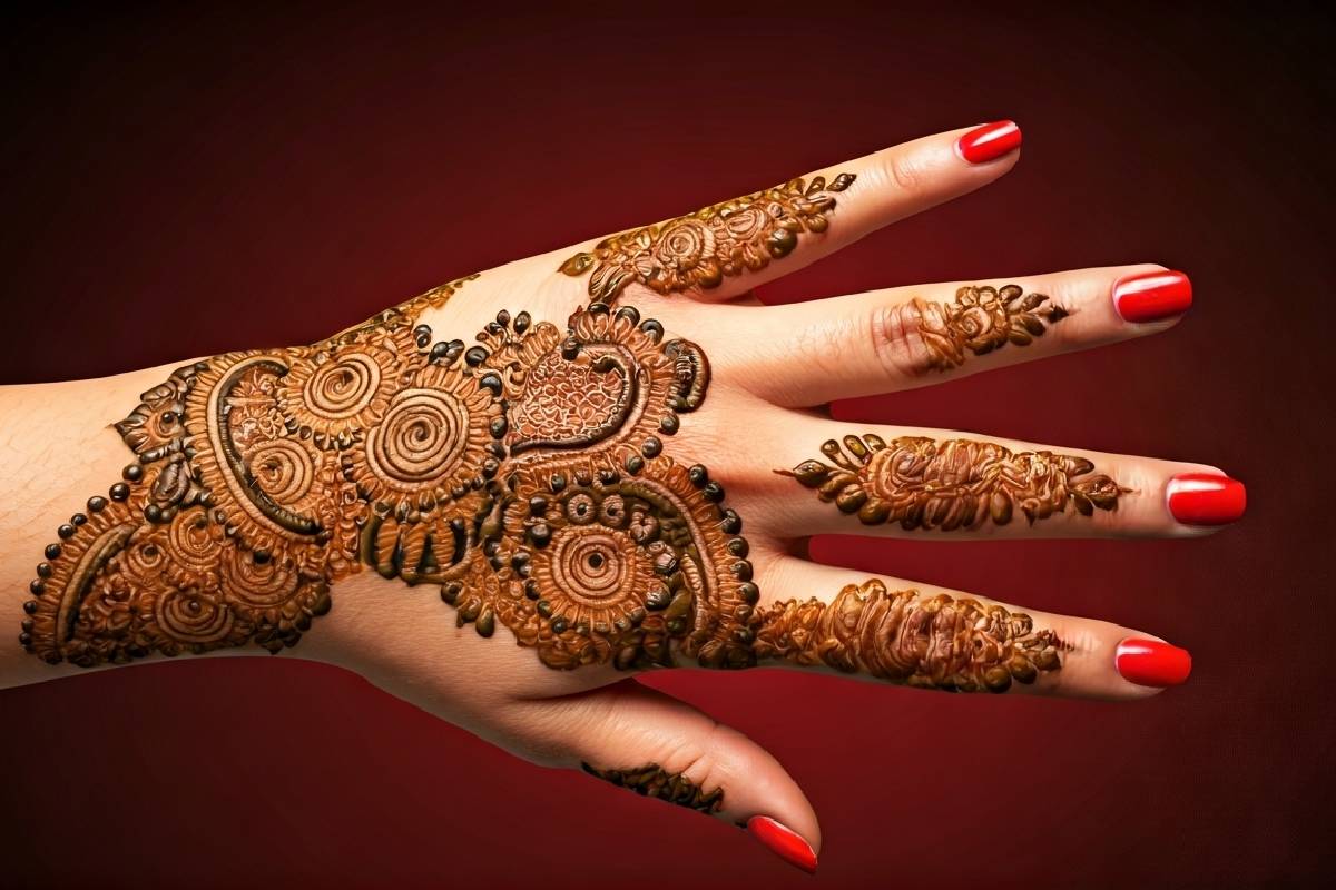 Trending Arabic Instagram Royal Front Hand Mehndi Designs
