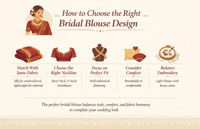 how to choose the right bridal blouse design