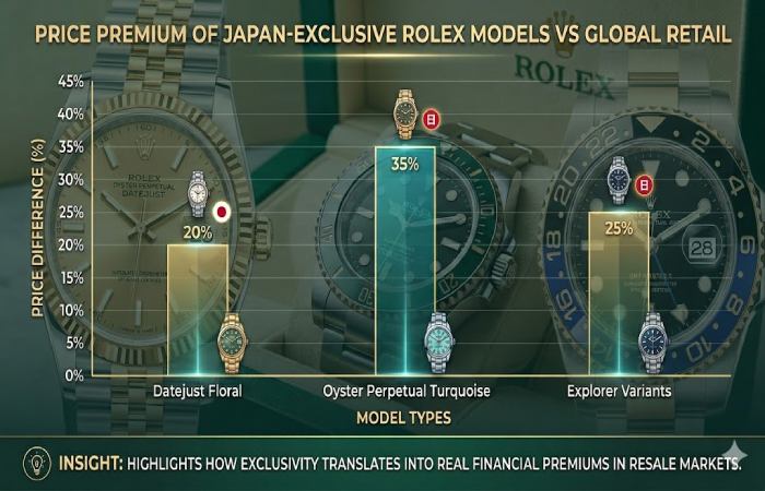 price details of exclusive rolex models in japan