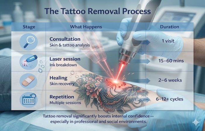 tattoo removal process
