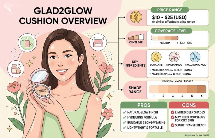 glad2glow cushion overview