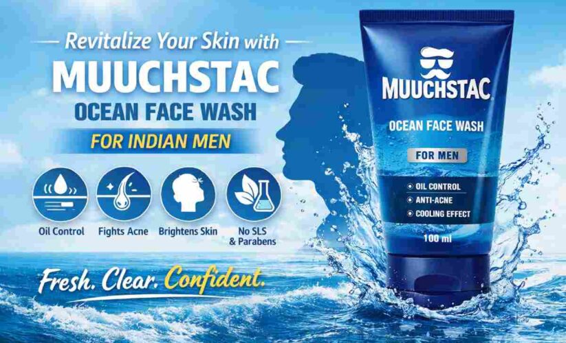 Mustache Ocean Face Wash: A Must-Try for Indian Men