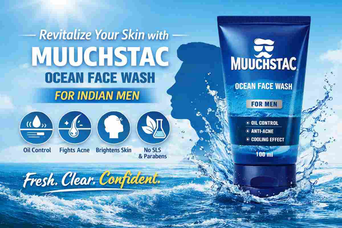 Mustache Ocean Face Wash: A Must-Try for Indian Men