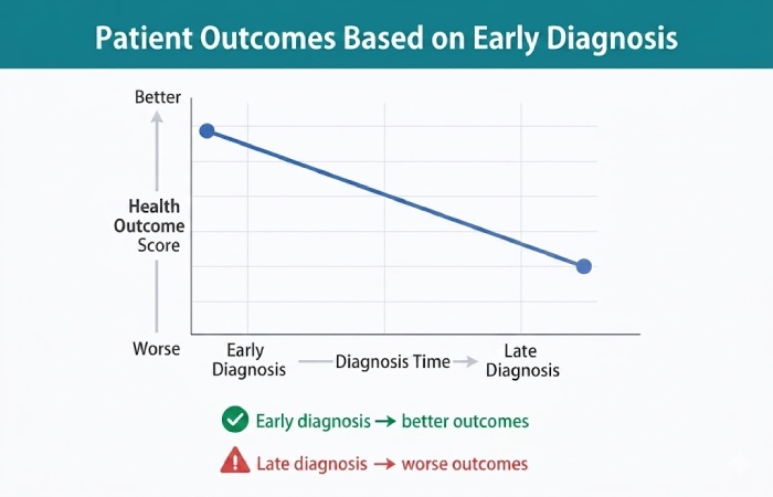 patient outcomes based on early diagnosis