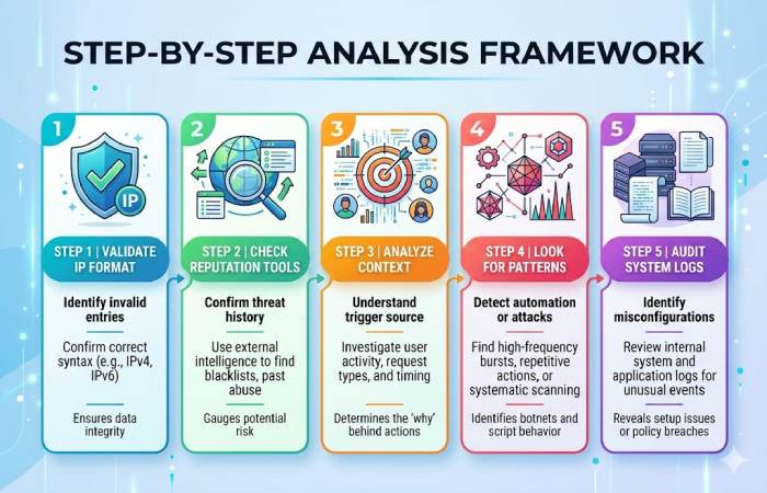 step-by-step analysis framework